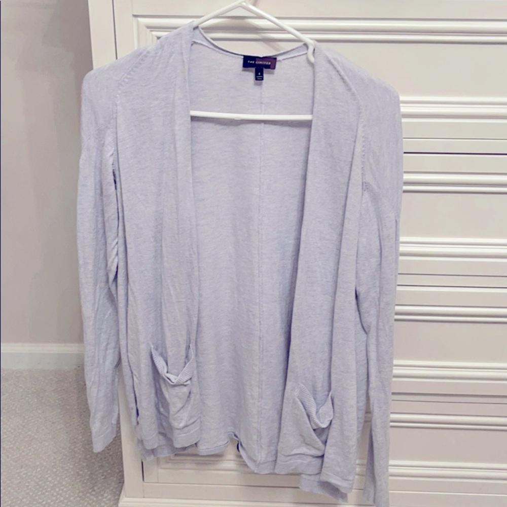 The limited small gray cardigan sweater grey